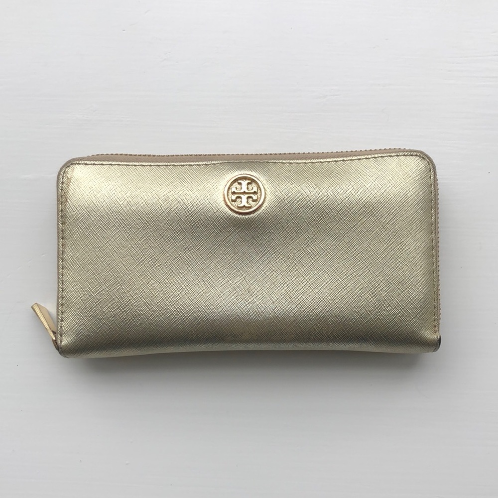 Tory Burch wallet GOLD